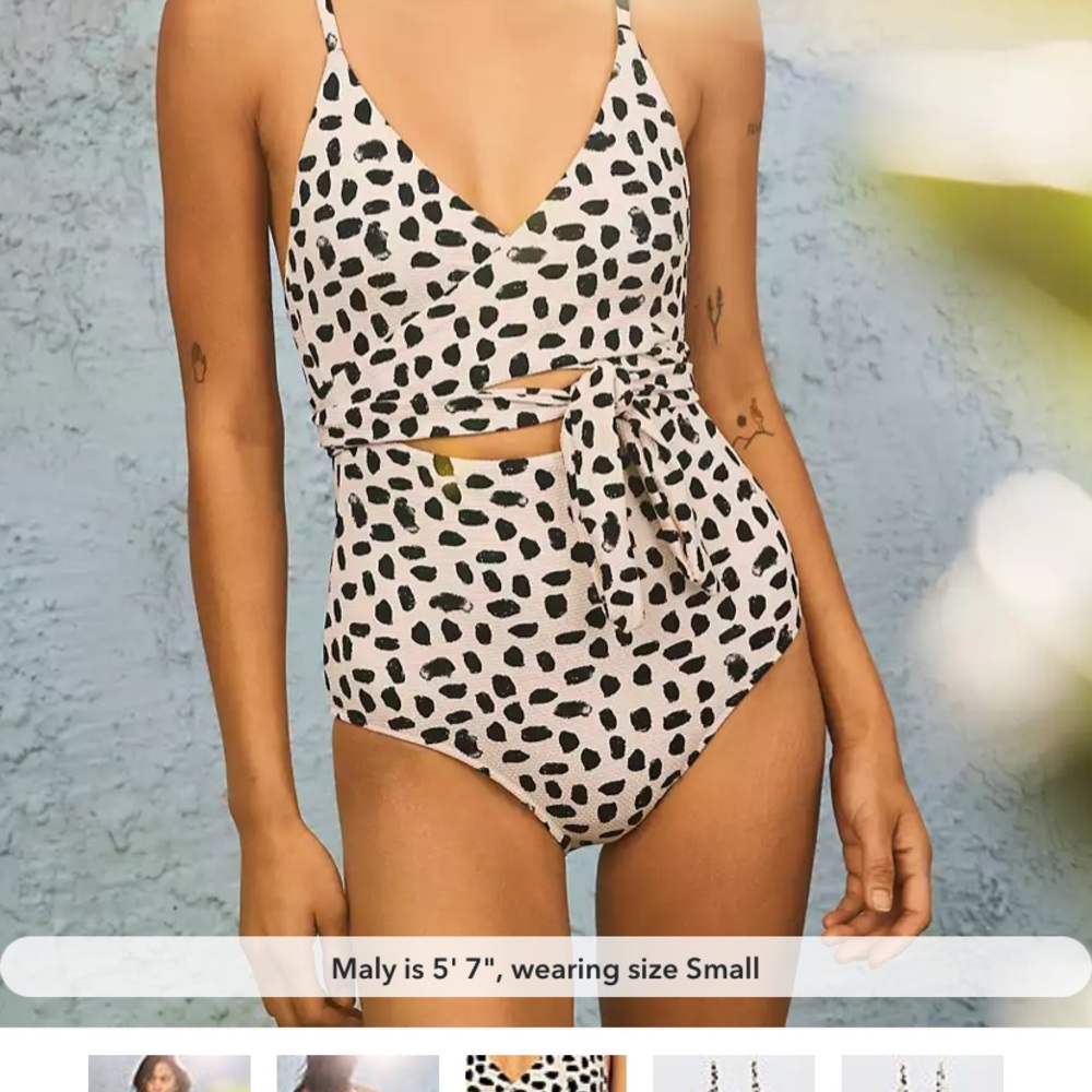 Aerie Wrap one piece swimsuit. So cute but the wrong size for me. Only worn once